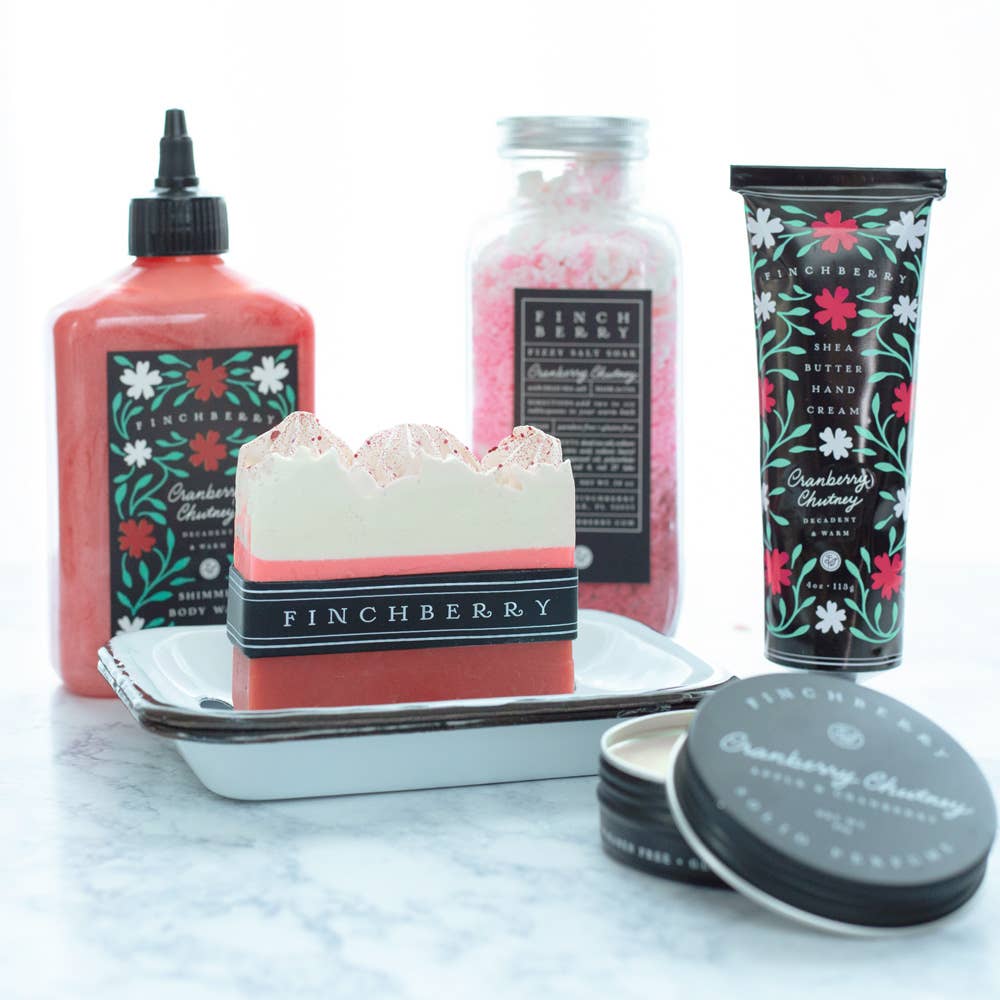 Cranberry Chutney Fizzy Salt Softening Bath Soak