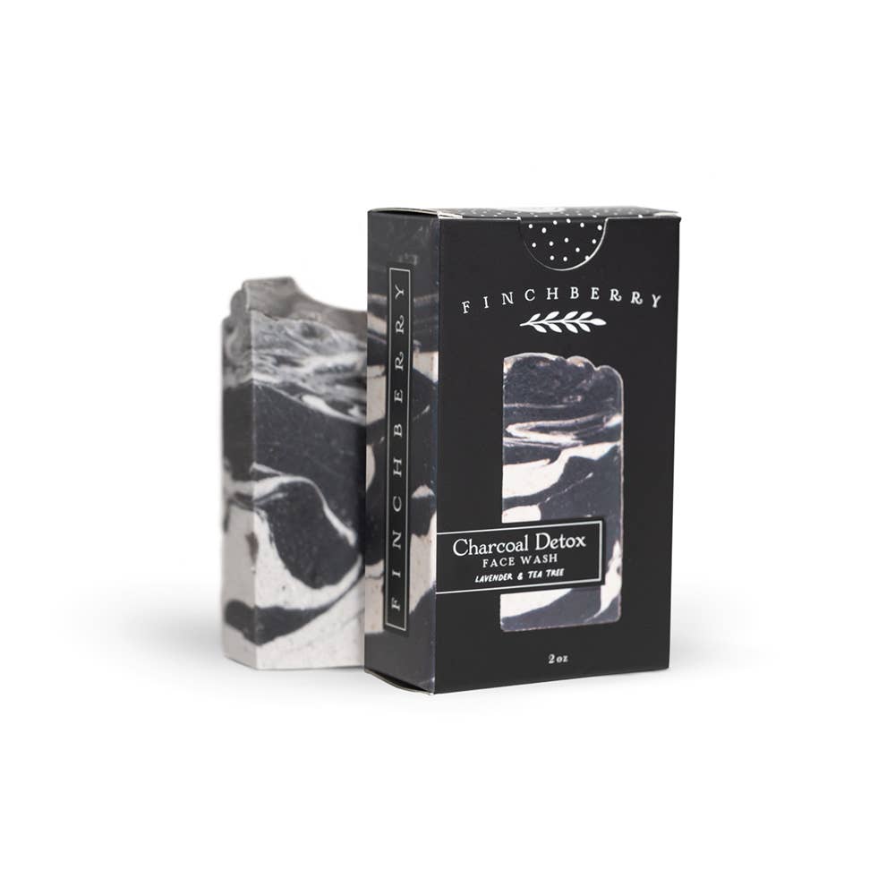 Charcoal Detox Purifying Exfoliating  Facial Wash Bar